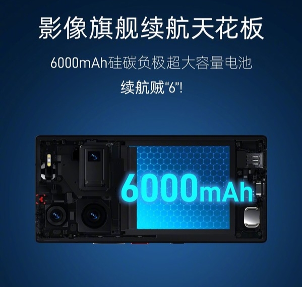[资讯]努比亚Z60 Ultra预热：6000mAh大电池 续航天花板！努比亚Z60 Ultra除了内置6000mAh的大容量电池外，还将支持80W的快速充电。此外，努比亚Z60 Ultra将搭载高通