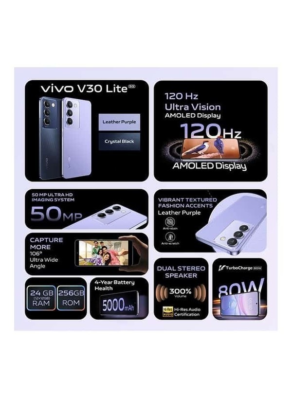 [资讯]vivo V30 Lite 5G正式发布，主打性价比。vivo V30 