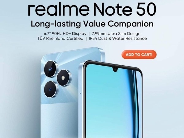 [资讯]realme真我Note 50外观设计正式亮相，将于1月24日发布。作为对标Redmi Note系列机型，realme真我Note 50在硬件方面，真我Note 50有望搭载紫光展锐芯片，并提