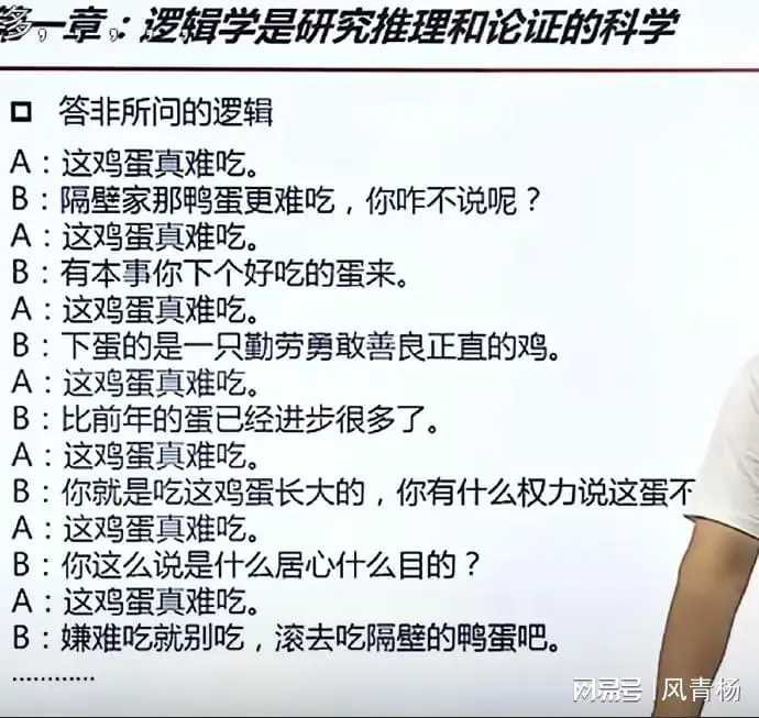 答非所问的逻辑。