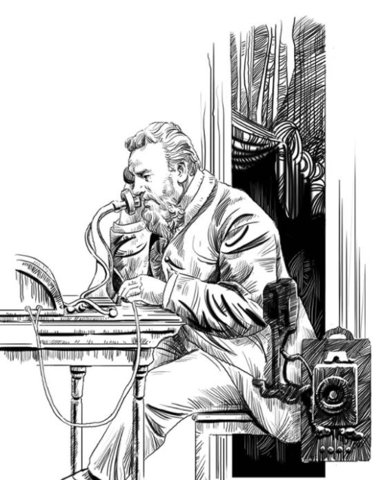 《电话的诞生：亚历山大·格拉汉姆·贝尔的伟大发明》

1876年，在人类通信发展的长河中是一个具有标志性意义的年份，因为亚历山大·格拉汉姆·贝尔发明了电话，这一创举彻底改变了人们的沟通方式。

贝尔对