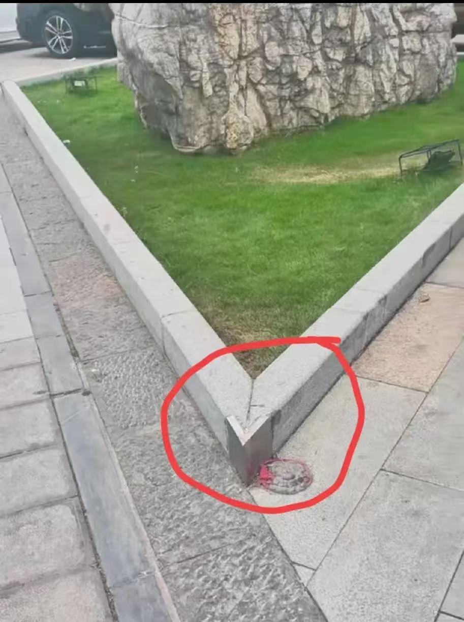 现在阿猫阿狗都可以当设计师了吗？拐弯衔接处用锐角也就算了，还在角上面包一圈不锈钢，这精锐的角人要是摔倒磕上去，跟一把尖刀扎进去有什么区别呢？你们说，这设计的人到底怎么想的？

我觉得，设计师可能考