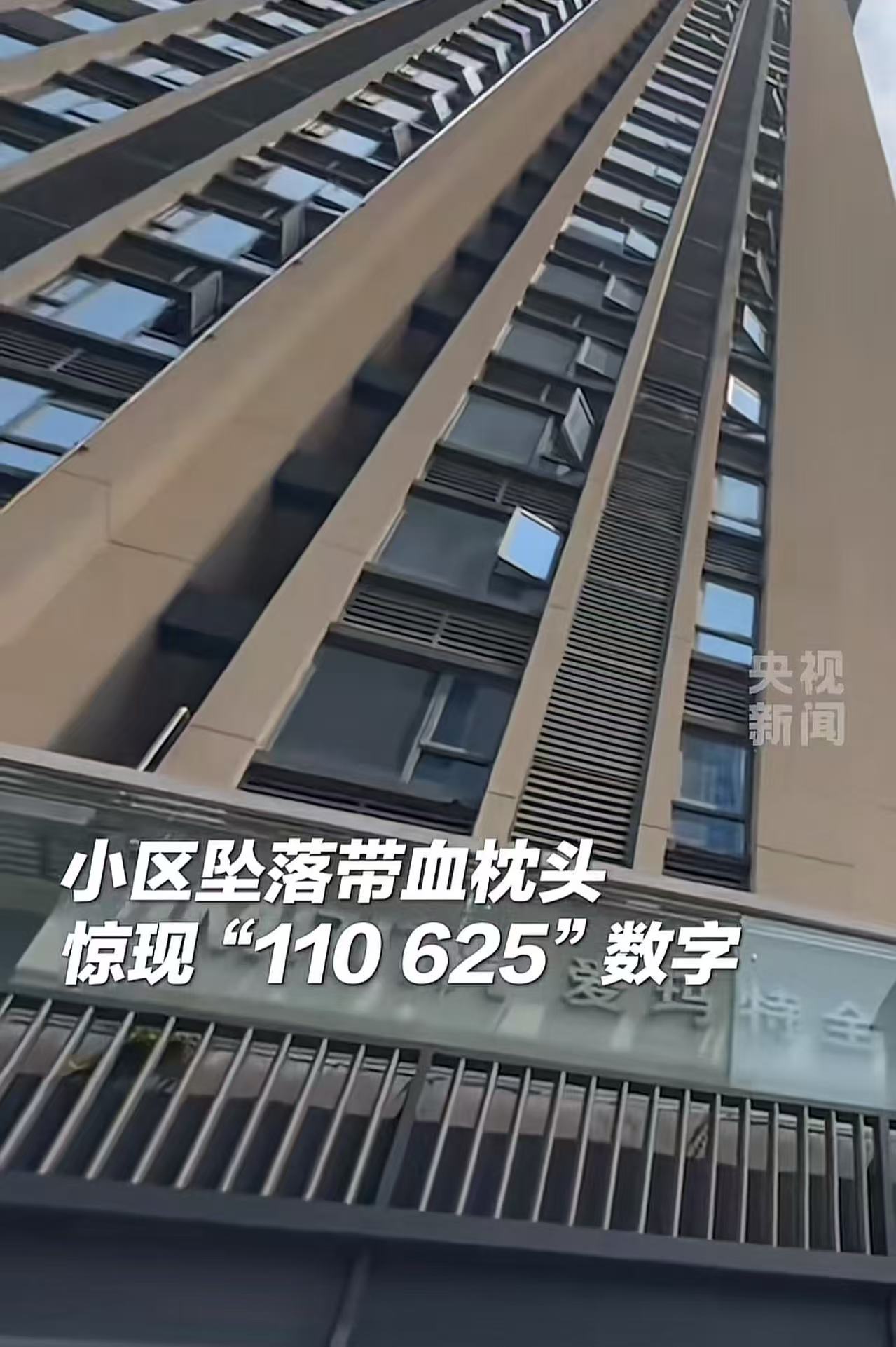 四川乐山，外卖小哥送外卖时，看到一个枕头从天而降，而且上面还用血写着”110、 625“这两个奇怪的数字！外卖小哥吓坏了，瞬间脑补有人被困求救的场景！于是他果断报案，民警破解密码后，成功救下被困女子！