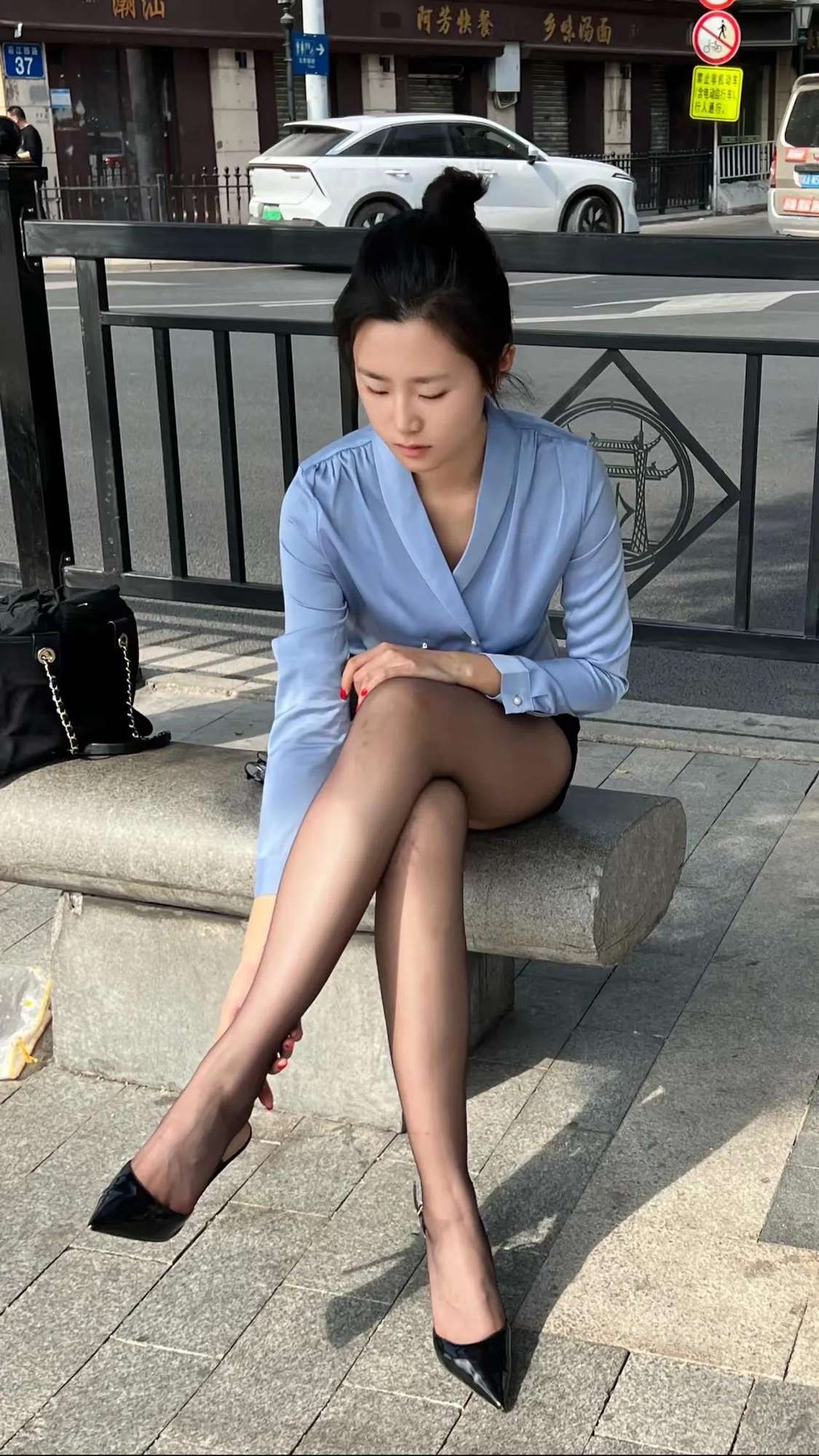 不喜欢穿丝袜，不要了，想把它送人！