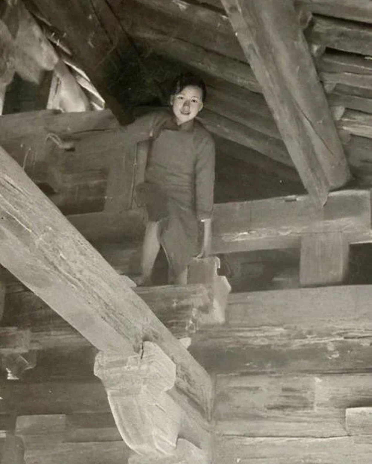 1933 年，林徽因在河北正定