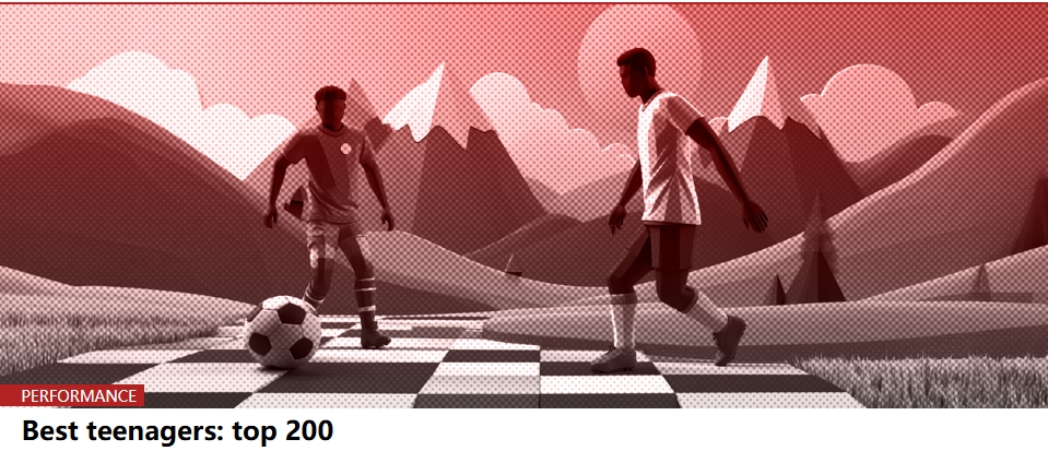 著名足球数据统计机构cies，评选了2025年世界最强的200个U20球员，其中有3名中国球员入围，分别是王钰栋（54）、李新翔（158）、杨皓宇（199），如图二。

图三是世界前十名单！

名单代