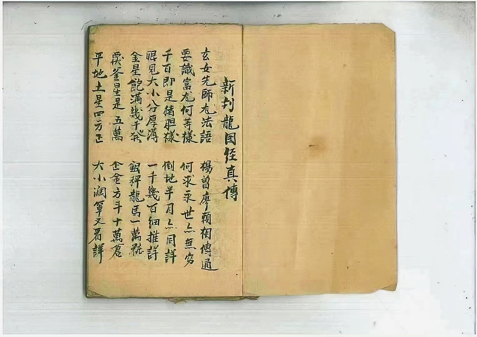 《龙图经真传》，民国手抄本，共110面